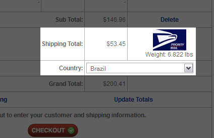 Shipping Prothane in Brazil