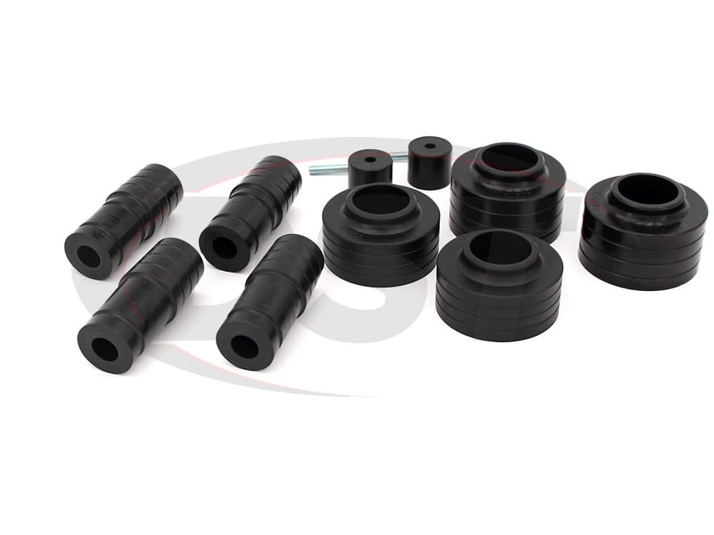 11705 Front and Rear Coil Spring Lift Isolators with Extended Bump Stops - 1-1/2 Inch