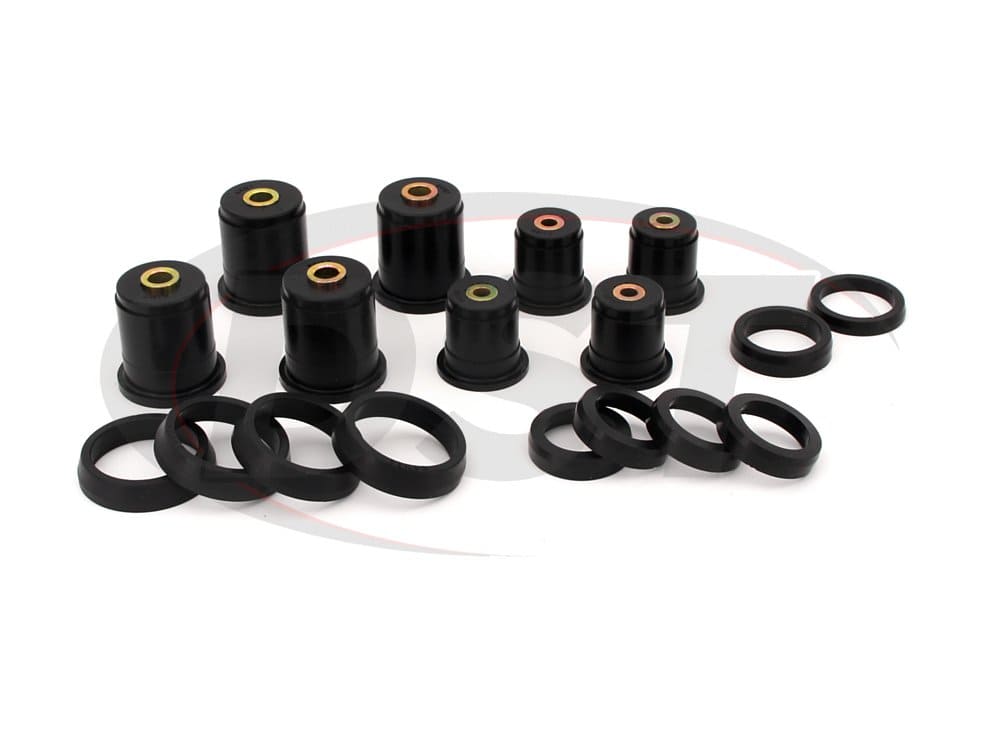 Prothane 1-1111-BL Black 30.5 mm Front Sway Bar Bushing Kit for TJ 