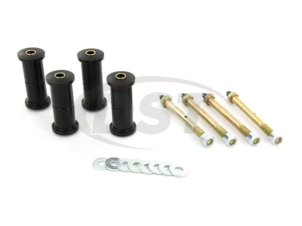 Rear Greaseable Shackle Bushings and Hardware Kit