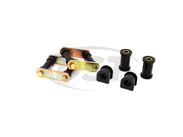 Rear Spring Eye Bushings and Shackles - Super Stock Spring Conversion Kit