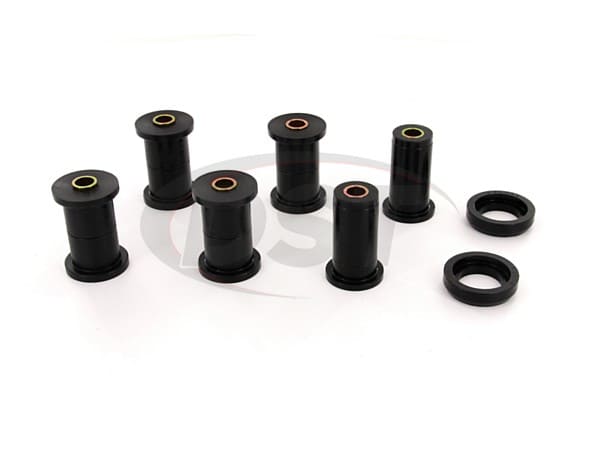 Prothane 1-1004 Red Front Spring Eye and Shackle Bushing Kit 