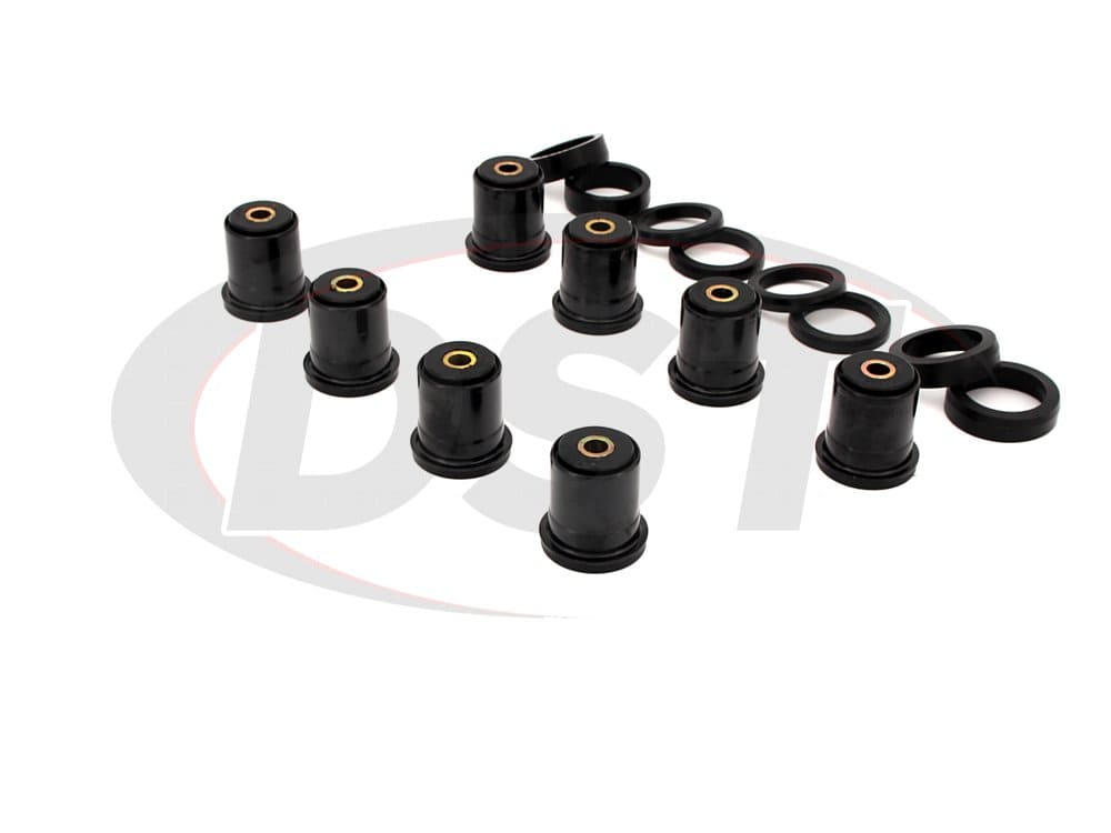 Prothane 7-225 Red Rear Control Arm Bushing Kit with Shells 