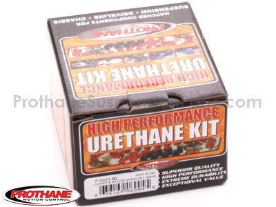 Prothane 7-1021 Red Rear Spring Eye and Shackle Bushing Kit 