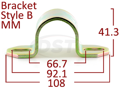 Prothane 19-1136 Red 1-1/8 Universal Sway Bar Bushing fits B Style Bracket 