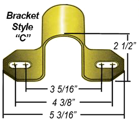 greaseable style a bushing brackets